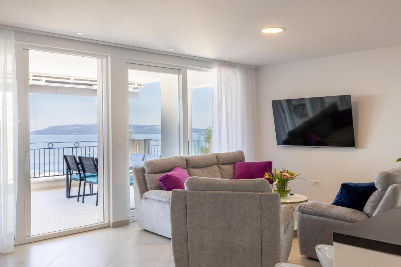 Villa Smaragd - Lapis - Luxury Apartment With Shared Pool Makarska Exterior foto
