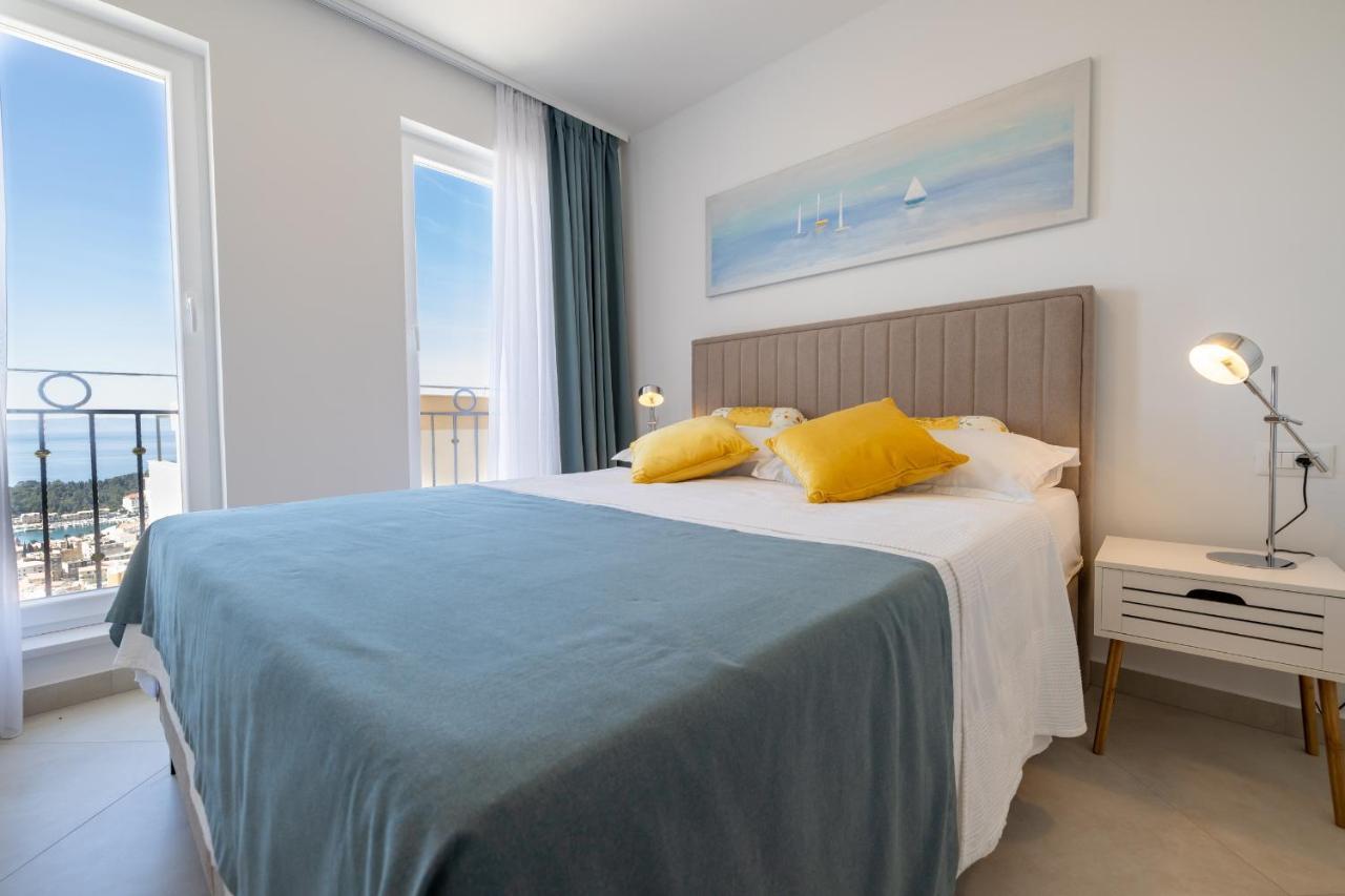 Villa Smaragd - Lapis - Luxury Apartment With Shared Pool Makarska Exterior foto