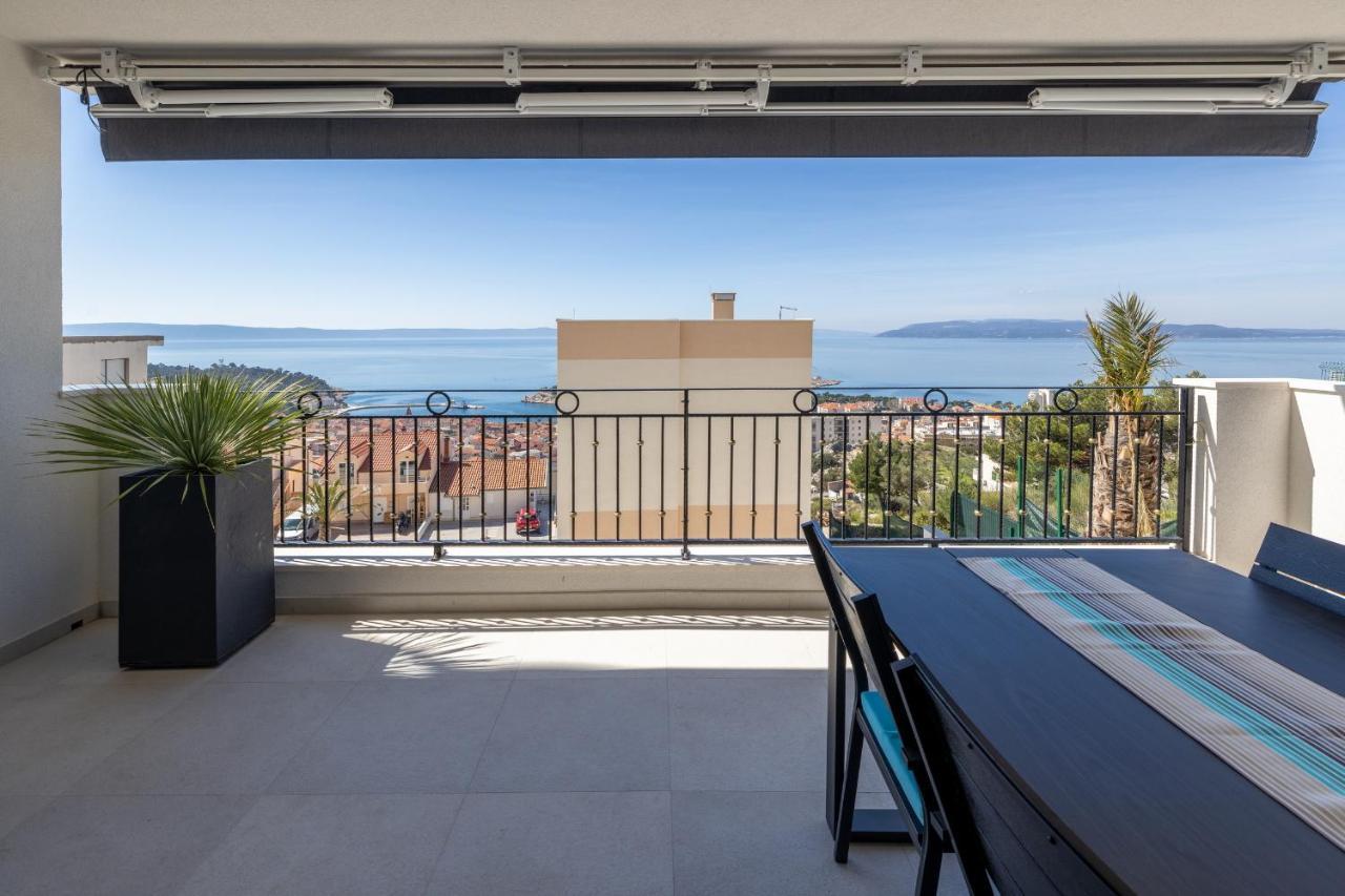 Villa Smaragd - Lapis - Luxury Apartment With Shared Pool Makarska Exterior foto